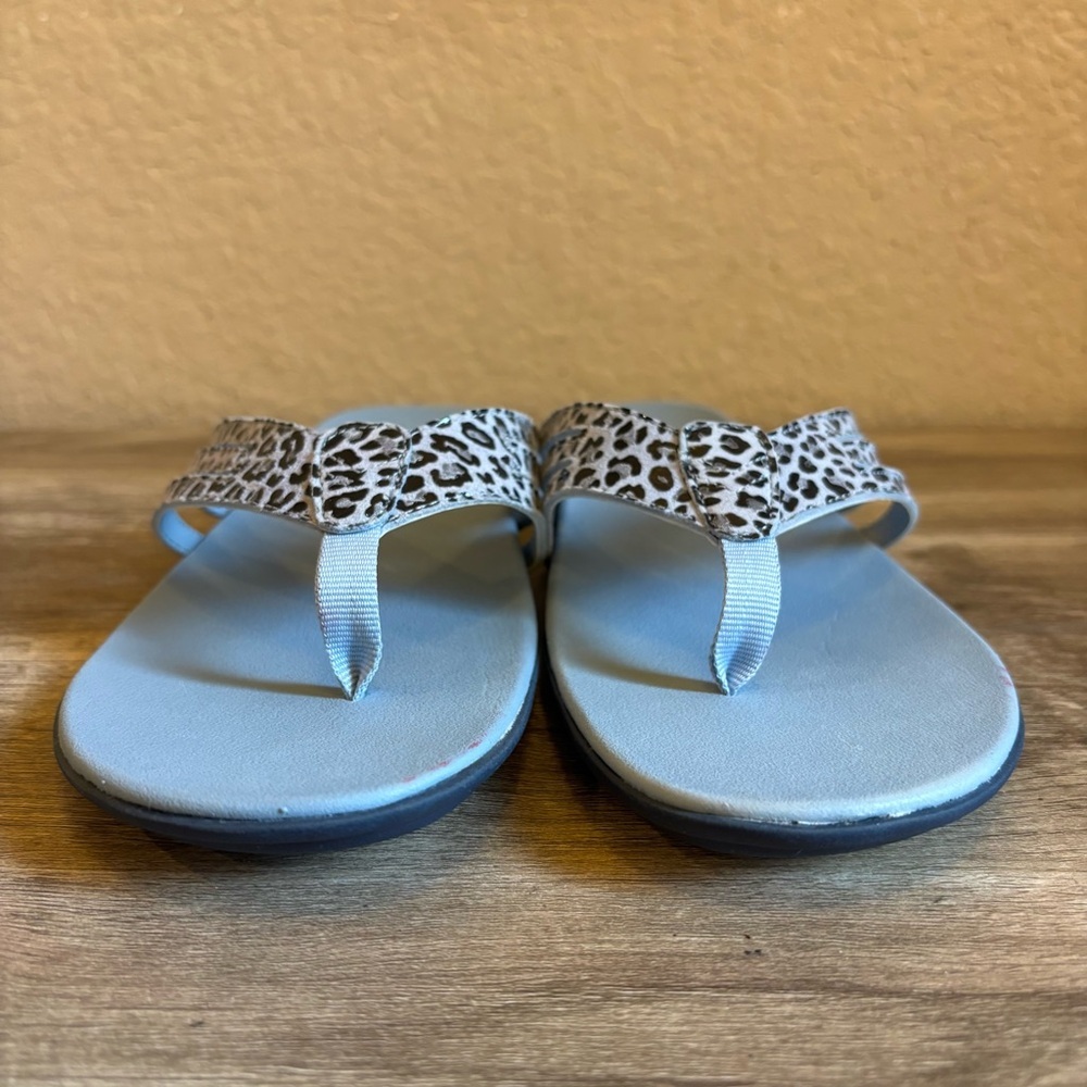 Vionic Alta Women's Toe Post Orthotic Sandals Blue - Picture 6 of 10